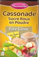 चीनी की मात्रा Cassonade Sucre roux en poudre