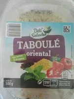 Quantité de sucre dans Taboulé oriental