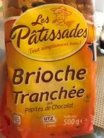 含糖量 Brioche tranchée aux pepites de chocolat