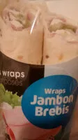 Jumlah gula yang masuk Wraps jambon brebis