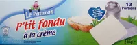 入っている砂糖の量 P'tit fondu à la crème (29,5 % MG) 12 Portions