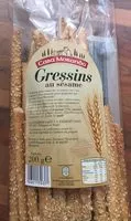 Quantité de sucre dans Grissini au romarin