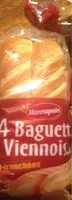 Suhkru kogus sees Baguettes Viennoises
