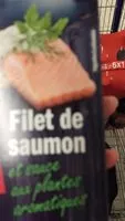 Filet de saumon en sauce