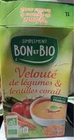 Amount of sugar in Velouté de legumes et de lentilles corail