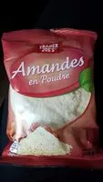 入っている砂糖の量 Amande en poudre