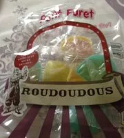 चीनी की मात्रा Roudoudous