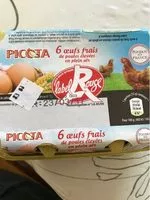 Sucre et nutriments contenus dans Picota label rouge