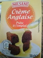 चीनी की मात्रा Crème anglaise prête à l'emploi