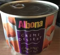 入っている砂糖の量 Crème Dessert Amande Macaron