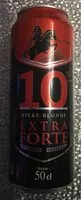 Sucre et nutriments contenus dans Biere blonde extra forte 10 degres