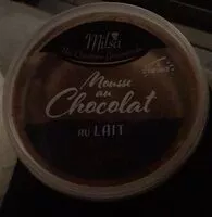 Refrigerated milk based chocolate mousses