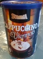 Sokerin määrä sisällä Cappuccino goût Viennois