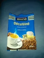 Sokerin määrä sisällä Décaféiné capsules souples