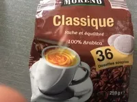 Sokerin määrä sisällä Dosettes café classique