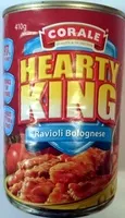 Cantidad de azúcar en Corale Hearty King Ravioli Bolognese