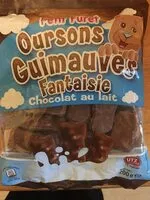 चीनी की मात्रा Oursons guimauves fantaisies