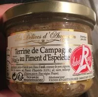 Terrine de campagne au piment d espelette