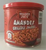 Suhkru kogus sees Amandes - Grillées Salées