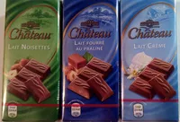 Zuckermenge drin Chocolat au lait noisette ou lait fourré praliné ou lait crème