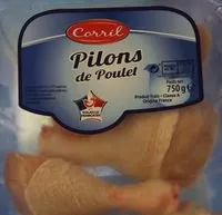 चीनी की मात्रा Pilons de poulet