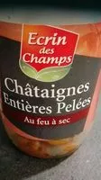 Amount of sugar in Châtaignes entières pelées