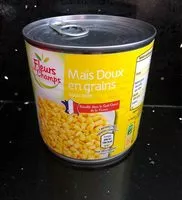 入っている砂糖の量 Maïs Doux en Grains Sous Vide