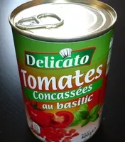 入っている砂糖の量 Tomates concassées au basilic