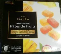 Suhkru kogus sees Assortiment pâtes de fruits