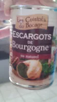 Количество сахара в Escargot de Bourgogne au naturel