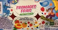Quantité de sucre dans Fromage frais aromatisés p'tit ursi