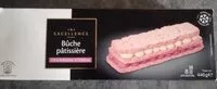 Quantité de sucre dans Bûche pâtissière framboise citron