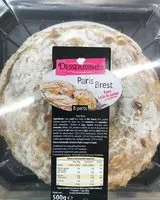 Quantité de sucre dans Paris Brest sans huile de palme