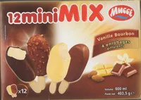 Jumlah gula yang masuk 12 mini Mix - Vanille Bourbon (4 enrobages différents)