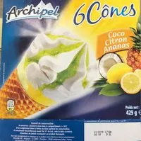 Quantité de sucre dans Cônes Coco Citron Ananas
