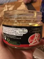 Cantidad de azúcar en Terrine de campagne