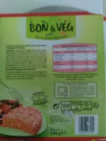 Sucre et nutriments contenus dans Bon et vega