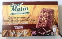 Sucre et nutriments contenus dans Croq matin