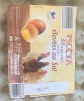 Cantidad de azúcar en 30 oeufs frais