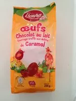 入っている砂糖の量 Œufs chocolat au lait