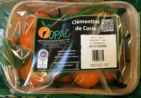 Sucre et nutriments contenus dans Opac