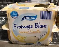 Fromages blancs saveur vanille