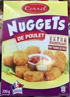 चीनी की मात्रा Nuggets de Poulet