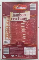 Suhkru kogus sees Jambon cru de Westphalie fumé - 13 tranches