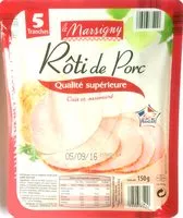 Jumlah gula yang masuk Rôti de porc