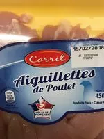 चीनी की मात्रा Aiguillettes de poulet