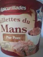 Suhkru kogus sees Rillettes du Mans