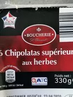 Sucre et nutriments contenus dans Boucherie st clement