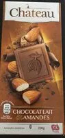 Zuckermenge drin Chocolat lait & amandes