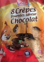 Zuckermenge drin 8 crepes fourrées saveur chocolat